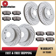 Front and Rear Brake Rotors Pads fit for Nissan Maxima 2009-2014 2016-19 Brakes