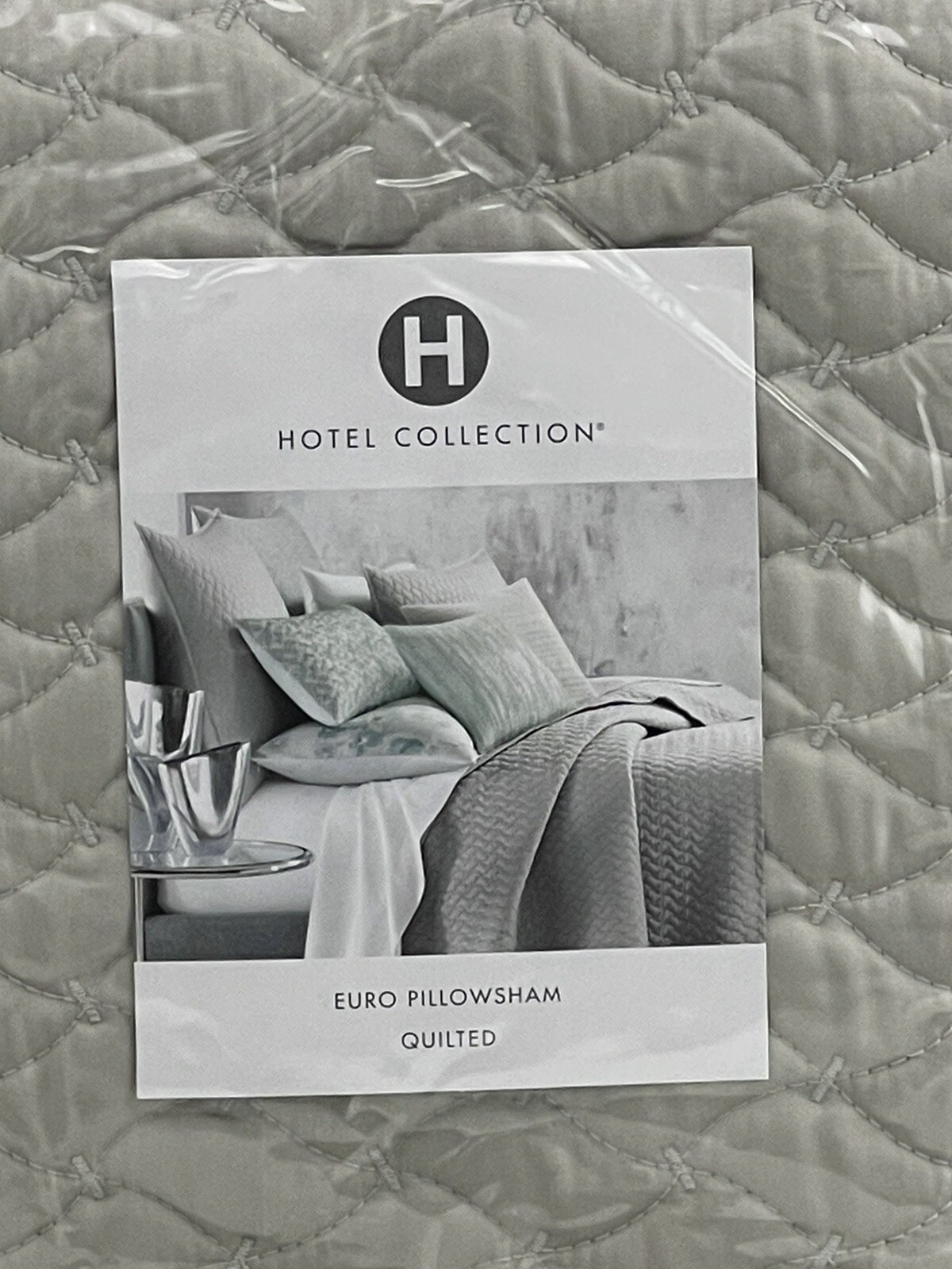 Hotel Collection Meadow Quilted 2 EURO Shams SAGE 732997572245 eBay