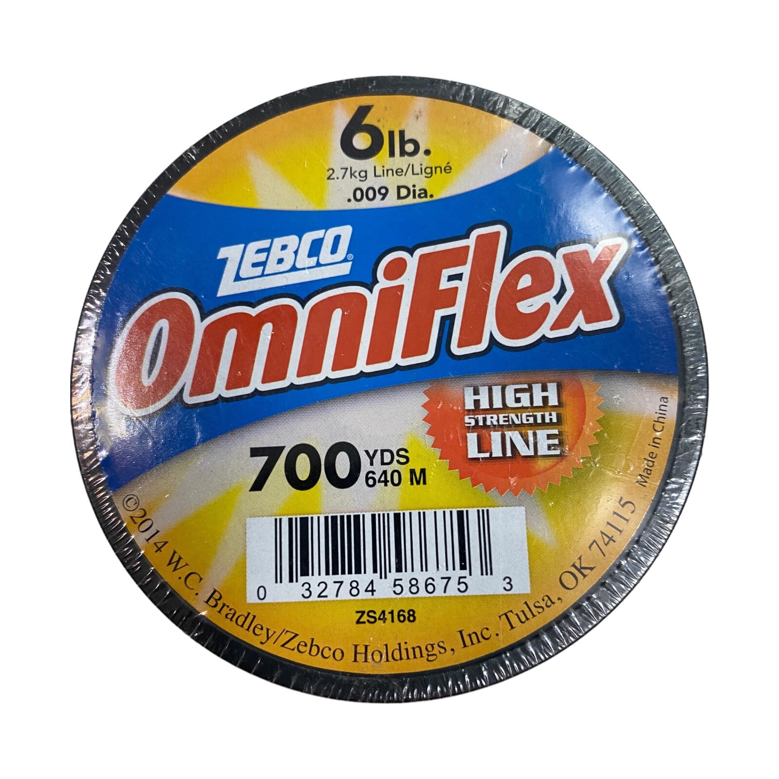 Zebco BRAND Omniflex Monofilament Fishing Line 6 LB 675 Yards Clear