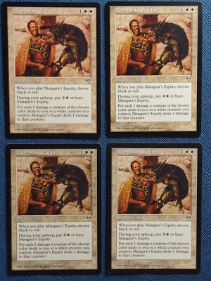 MTG 4x Mangara's Equity x4 LP Mirage Magic the Gathering Playset