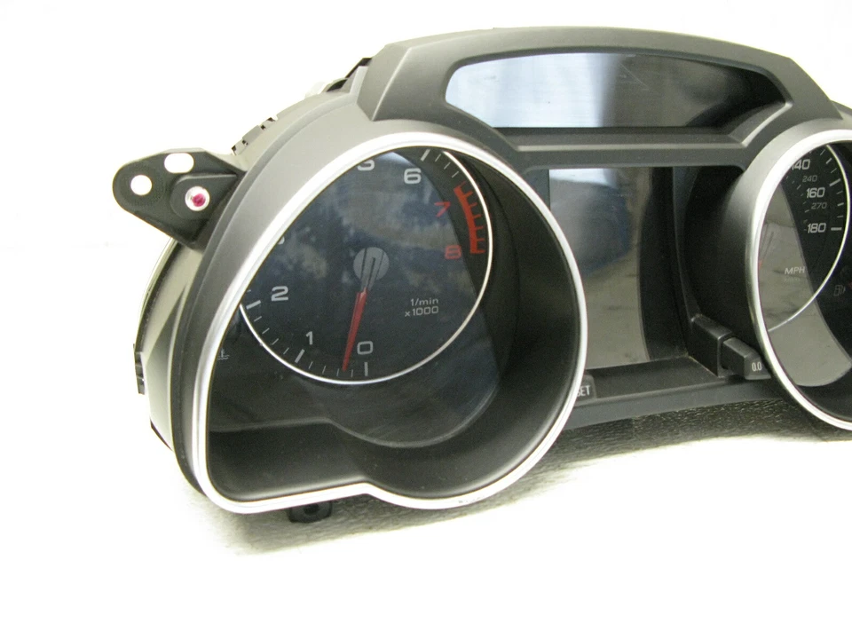 08-09 AUDI 8T A5 QUATTRO CUPÉ VELOCÍMETRO INSTRUMENTO CUADRO INDICADOR DE COLOR 052721 Foto 2 de 4