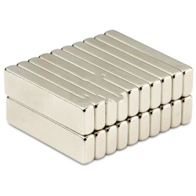 Neodym Magnet 40 x 10 x 5 mm Supermagnete hohe Haftkraft Quadermagnet   25 Stück