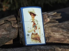 Zippo Lighter - Colt Revolvers - Firearms - Annie Oakley - Cowgirl - ZOCT006