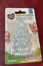 New Parent's Choice silicone nipples 3 Pack 6 Fast Flow