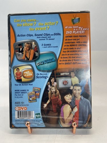 Shout About TV TRIVIA Disc 2 DVD Party Game Parker Brothers New Sealed - Picture 2 of 2