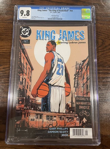 King James 1 CGC 9.8 DC Powerade 1st Appearance LeBron James Rookie Season!