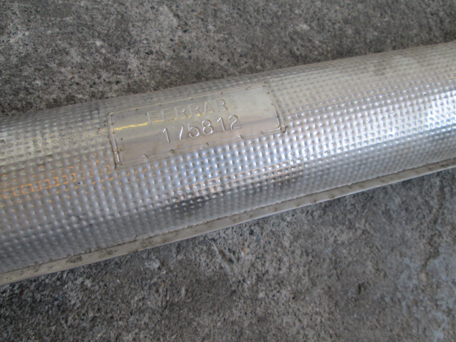 Ferrari 456M - LH Exhaust Extension Pipe - P/N # 175812