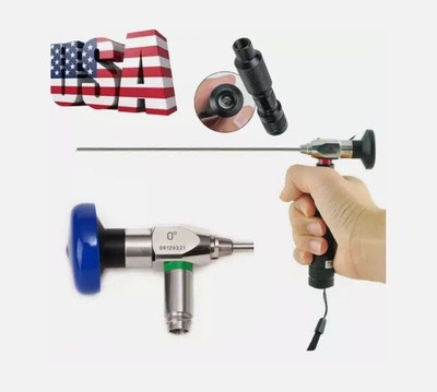US spots Endoscope 4x175mm Arthroscope 0° for Surgery Inspection+LED Cold Light