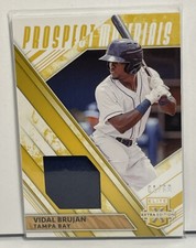 2019 Elite Extra Edition Vidal Brujan Gold Prospect Materials Jersey #61 /99