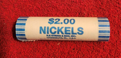 One roll of forty (40) 2024 p uncirculated Jefferson nickels