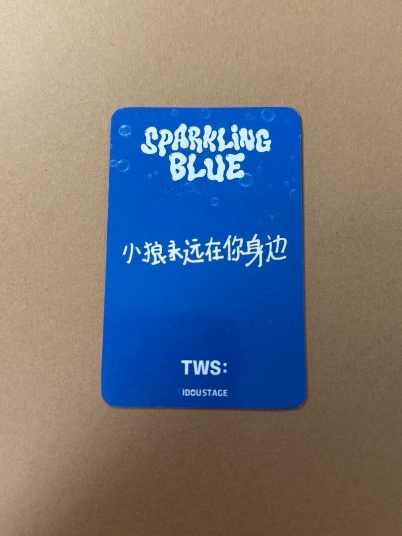 tws ドフン sparkling blue idoustage Photocard TWS DOHOON SPARKLING BLUE idoustage F/S Japan | eBay