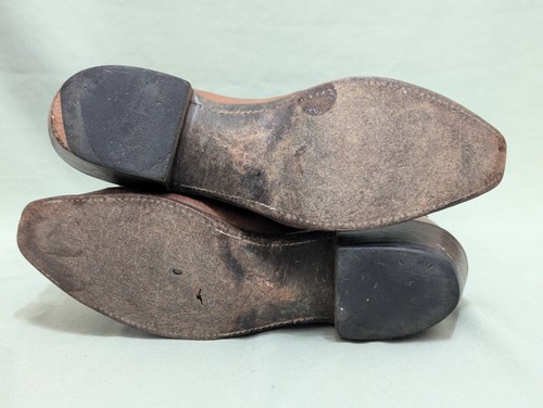 1883 By Lucchese N154754 Mad Dog Snip Toe Leather Cowboy Western Boots 8.5 D - Picture 10 of 14