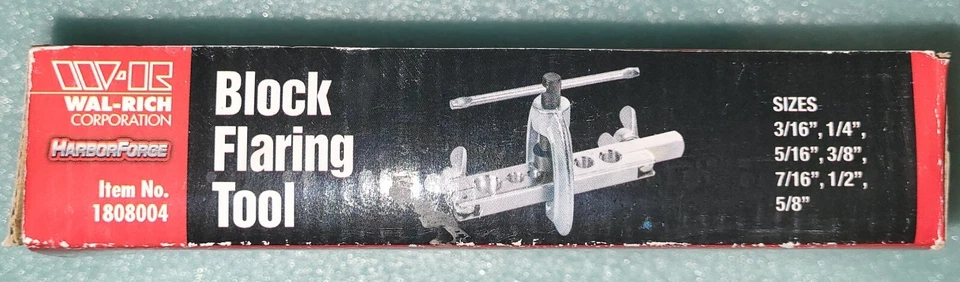 Wal-Rich 1808004 Block Flaring Tool, 3/16 to 5/8 in Nominal - Image 3 of 4