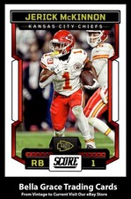 2023 Score Jerick McKinnon #130 Kansas City Chiefs NFL Football Base Set