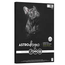 Neenah Astrodesigns 65lb Cardstock Pack 8.5"X11" 50/Pkg-Very Black