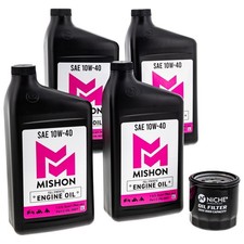MISHON Engine Oil Change Kit for Kawasaki Ninja 500 1000 500R ZX10R Vulcan 800