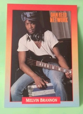 1991 Brockum Rock Cards #25 Melvin Brannon - Dan Reed Network 