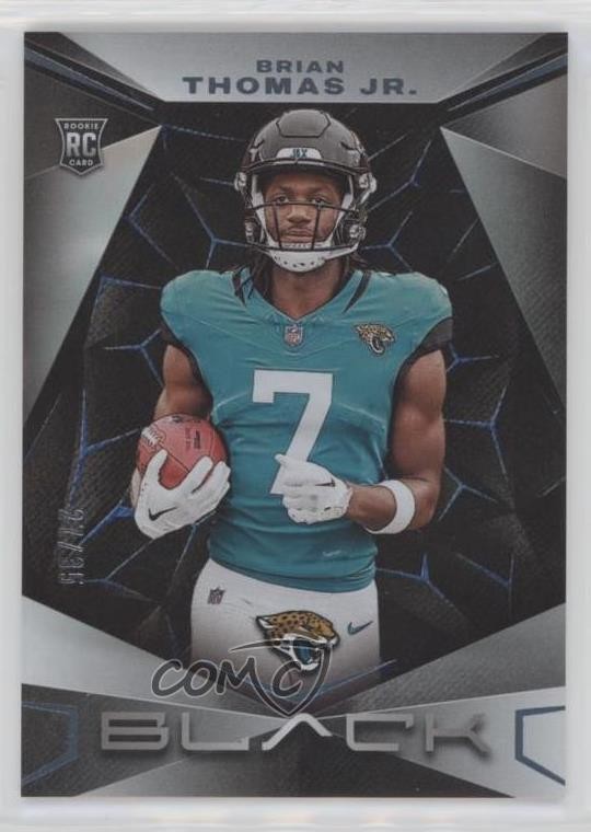 2024 Panini Black Rookies Sapphire 27/35 Brian Thomas Jr #113 1l2
