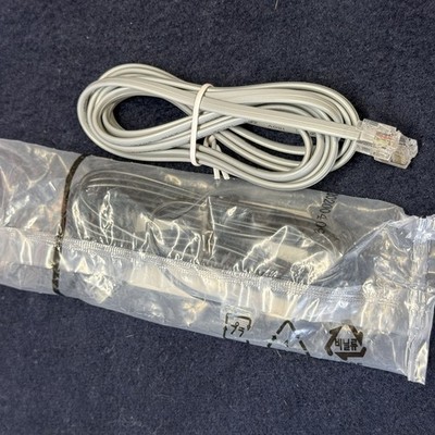 6ft Telephone Line Cords Cable Wire RJ11 DSL Modem Fax Phone to Wall Black/Gray