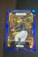 2024 Panini Prizm - Jun-Seok Shim #290 Blue Ice Prizm (RC)