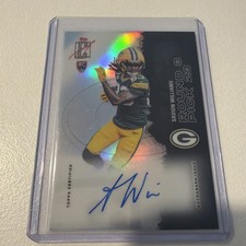 Topps Signature Class 2025 Rookie on card Auto Savion Williams Packers #144. rookie card picture