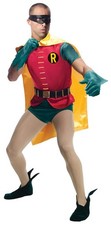 Classic 1966 Robin Costume for Kids  Adults - Vintage Batman TV Series Outfit