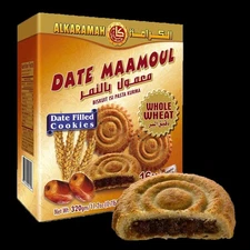 AlKaramah Maamoul Whole Wheat | Date Cookies 16 Pieces |