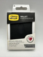 OtterBox MagSafe Slim Wallet Black Soft Touch Card Holder – New