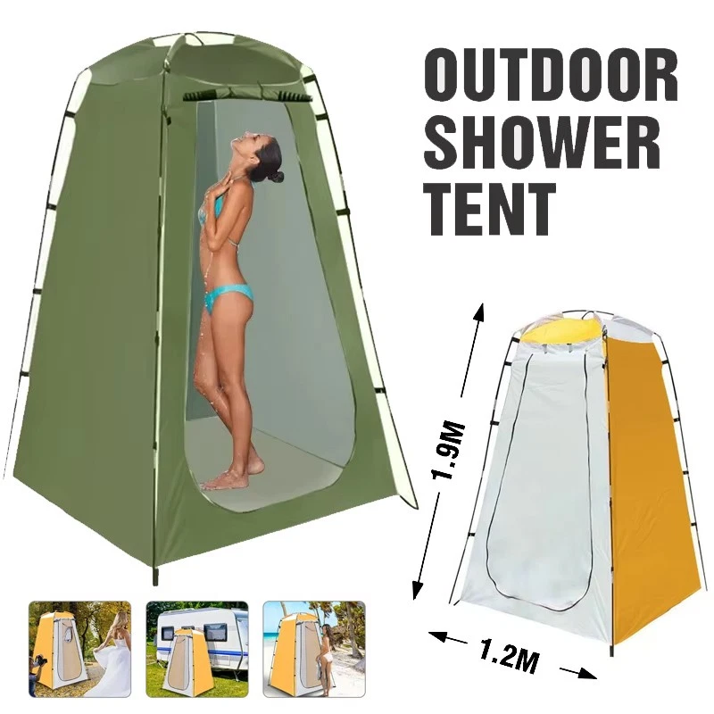 Portable Shower Tent Outdoor Camp Tent Privacy Shower Toilet Changing Hiking - Image 3 of 4