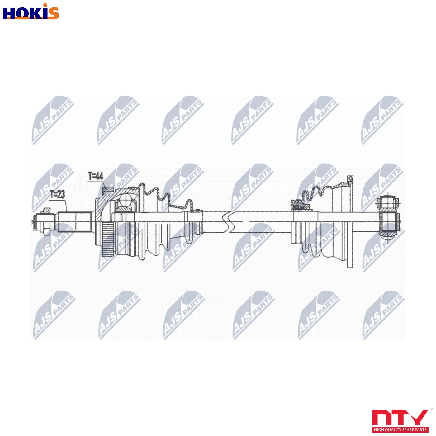 DRIVE SHAFT NPW-RE-177 FOR RENAULT K4M753/752/750 1.6L F9Q790/782 1.9L 4cyl - Image 8
