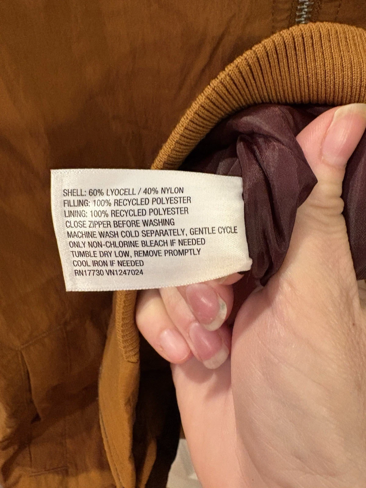 NWT Coat Men’s Size L Goodfellow & Co Brown SKU TR211 Chest 54” - product detail image 5