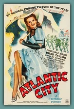 CONSTANCE MOORE - Atlantic City - Movie Poster Image - 5 x 7 inch Print