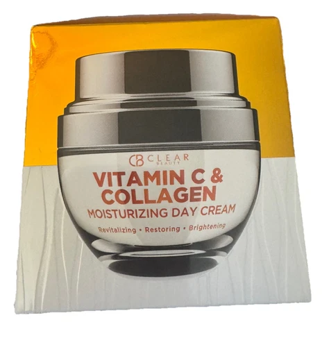 CLEAR BEAUTY Vitamin C & Collagen Moisturizing Day Cream Brightening Restoring - Picture 5 of 7