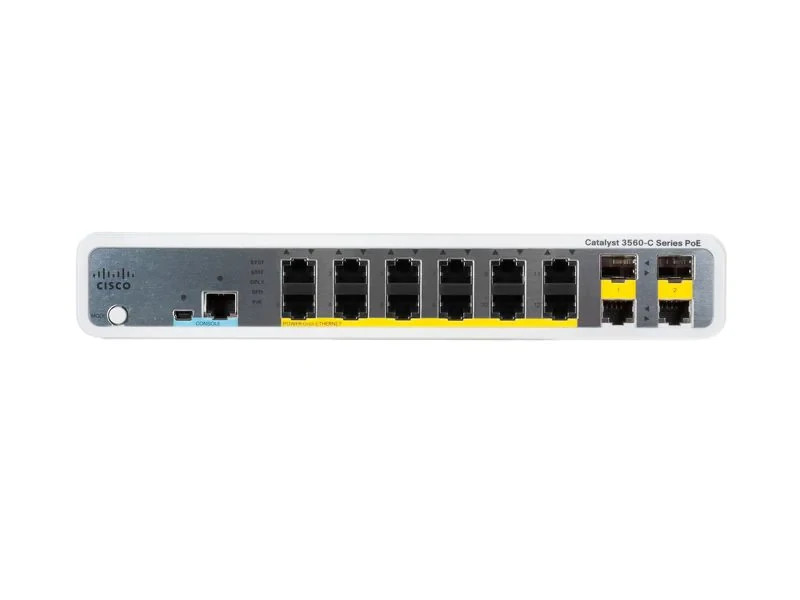 Cisco WS-C3560C-12PC-S - Switch PoE Ethernet senza ventola
