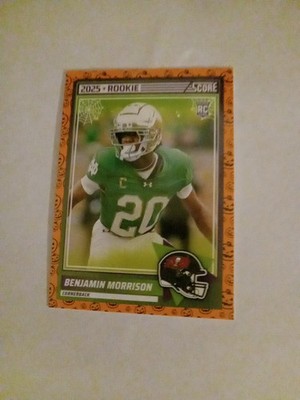 BENJAMIN MORRISON 2025 SCORE ROOKIE CARD-FRESH PULL