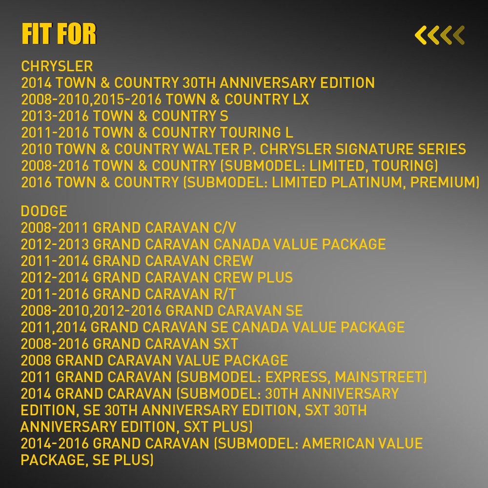 Passenger Side Wing Mirror Fit Glass For Grand Caravan Country 45889 Town 45885 thumbnail 6