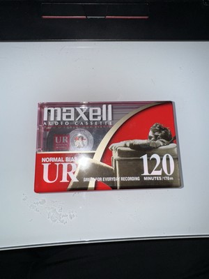 Normal Bias UR Audio Cassette Tape 120 Minutes Maxwell Brand New Sealed 