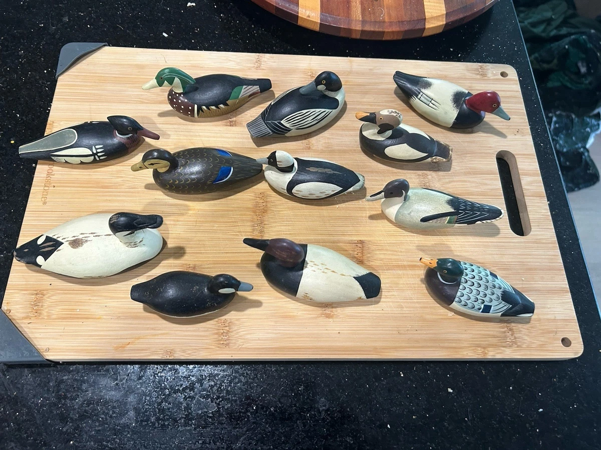 手工雕刻木鸭收藏品| eBay