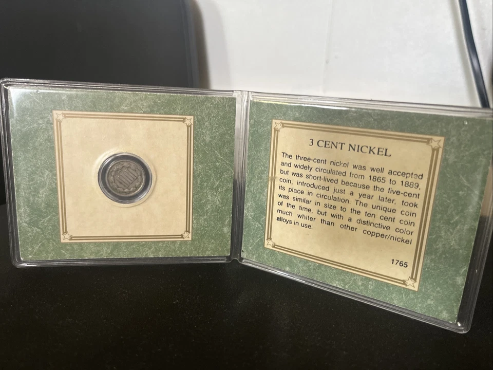 1871 3 cent nickel - Image 3 of 4