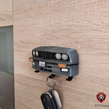 BMW E30 M3 Key Hanger Wall Rack – Custom Color - Key Organizer, Key holder, Gift