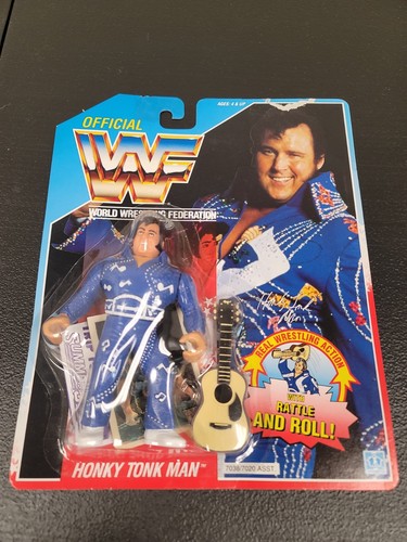 Vintage 1990 WWF Hasbro Series  Honky Tonk Man w/ ...
