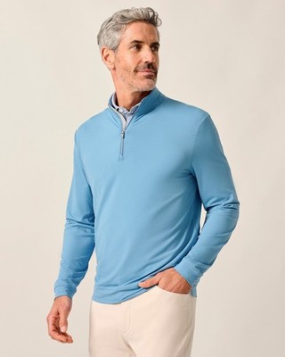 johnnie-O Motion Performance 1/4 Zip Mens Tide (7852064)