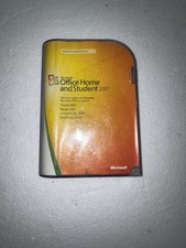 Microsoft Office Home and Student 2007 Original Disc w/ Case COA