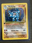 Vintage Pokémon Machamp 8/102 Base Set 1st Edition Holo Rare | Original Era