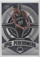 2021-22 Panini Mosaic Epic Performers Tim Duncan #10 HOF 0m80