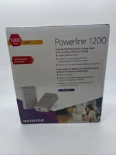 Netgear Powerline PL1200 Wall-plug 1200Mbps WiFi Extender NEW IN BOX SEALED 