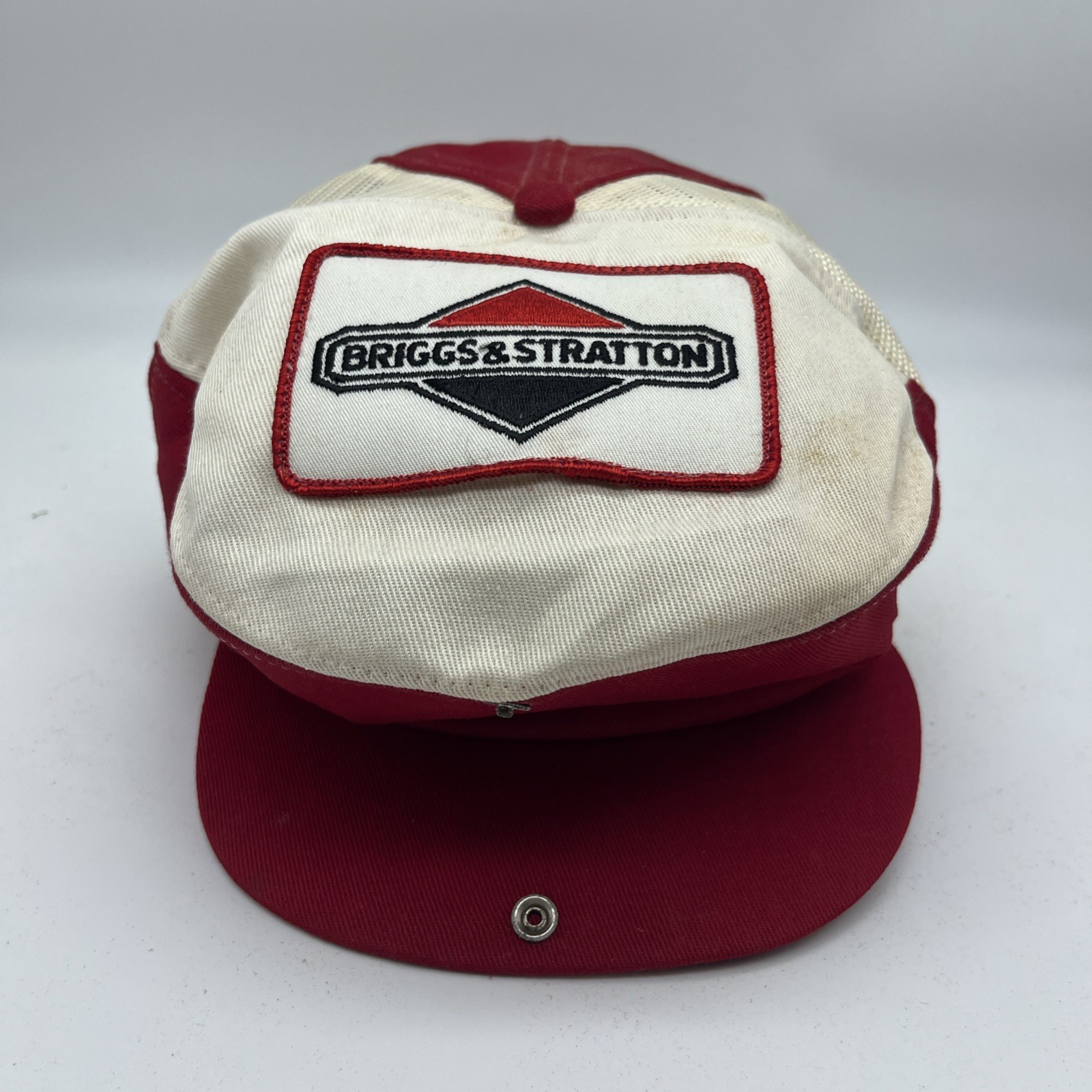 Vintage Briggs & Stratton Patch Mesh Snap Back Trucker Hat Cap K Products