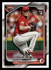 Andrew Abbott 2024 Bowman #70 Cincinnati Reds ROOKIE - Free Shipping