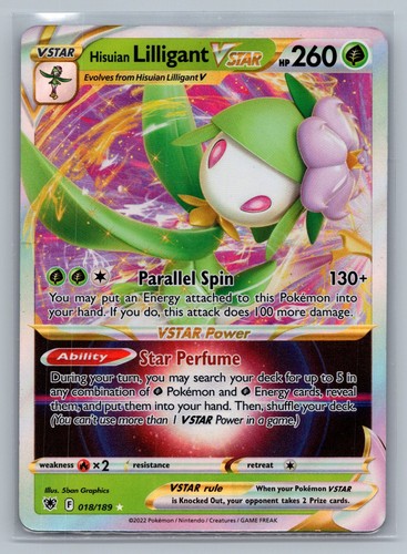 Hisuian Lilligant VSTAR Ultra Rare SWSH10: Astral Radiance 018/189 LP
