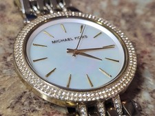 Michael Kors MK3219 Darci MOP Dial Gold Tone 39mm Women's Watch Pre-owned
